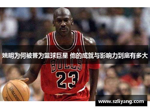 姚明为何被誉为篮球巨星 他的成就与影响力到底有多大