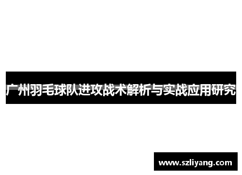 广州羽毛球队进攻战术解析与实战应用研究